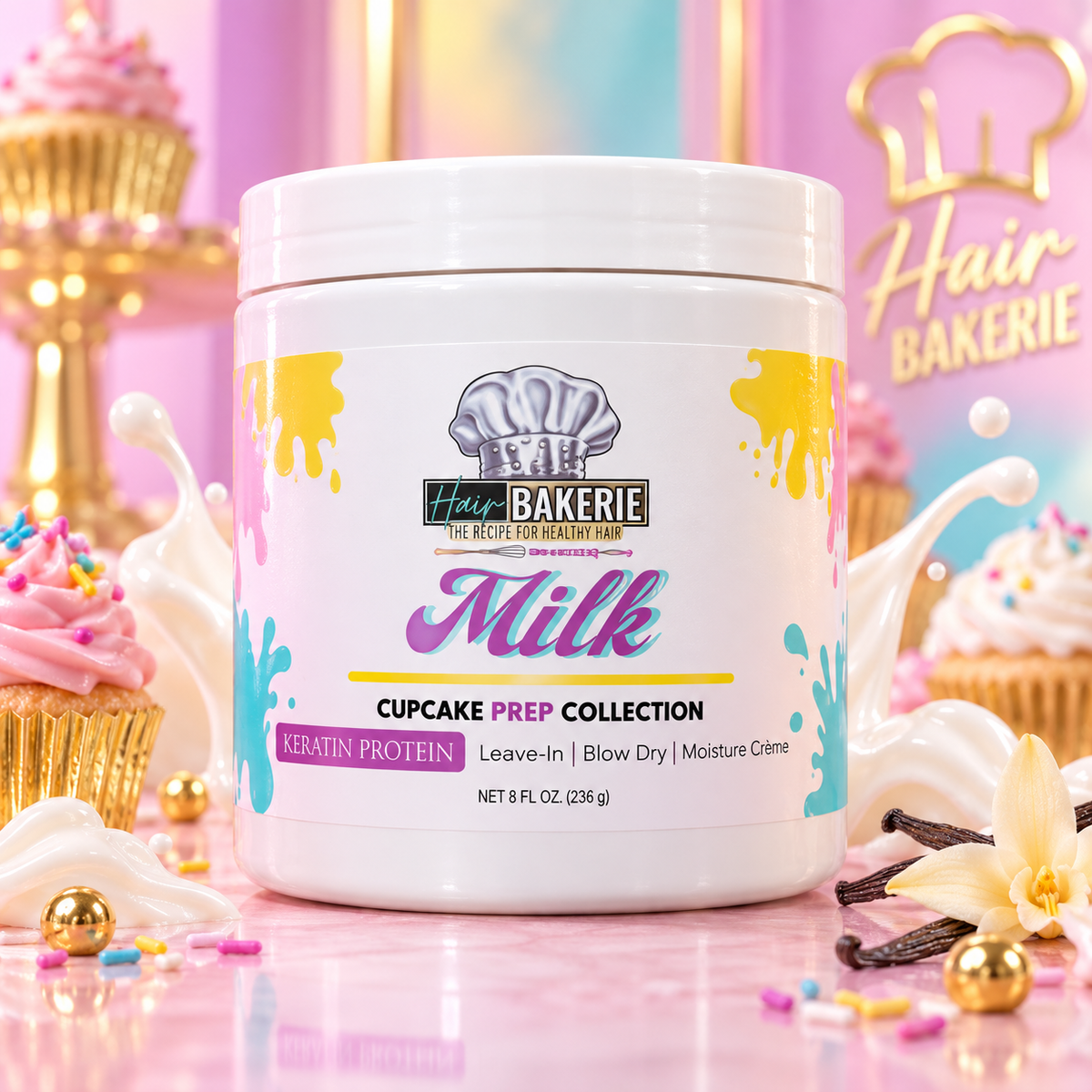 Hair Bakerie Cupcake Milk™ Blow Dry & Smoothing Cream